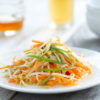 Bean sprout and carrot salad