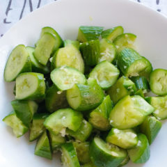 Crushed cucumber salad recipe