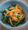 Spinach, quinoa and tahini salad