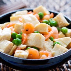 Chinese home-style tofu pot