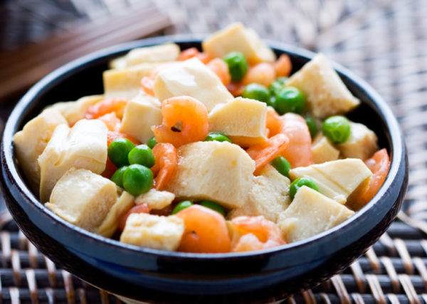 Chinese home-style tofu pot