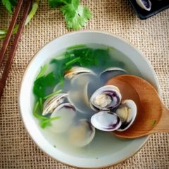 Clear clam soup 哈喇汤